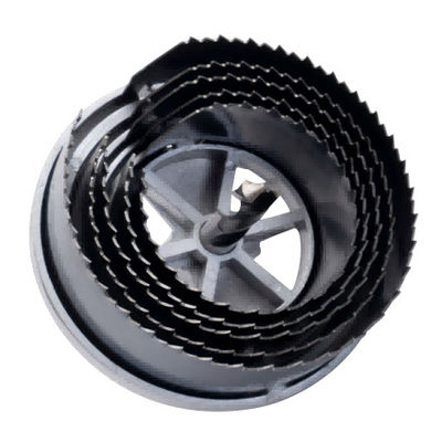 Good price 5PC Multi Blade Hole Saw Kit Serrated Tooth Geometry 60mm 67mm 74mm 81mm 91mm online