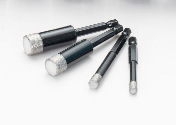quality Hexagon Shank  Vacuum Brazing Diamond Hole Saw / Tile Hole Cutter Set factory