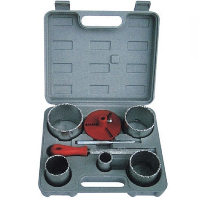 Giá tốt. 8PC Tungsten Carbide phủ bộ đốm lỗ với YG8 khoan bit và vị trí tấm cho công việc gỗ kim loại trực tuyến