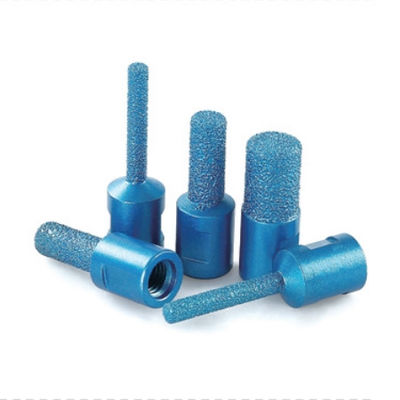 Bom preço Bits de moagem de dedo de diamante a vácuo 6-75mm 40# 45# 50# 60# aço on-line