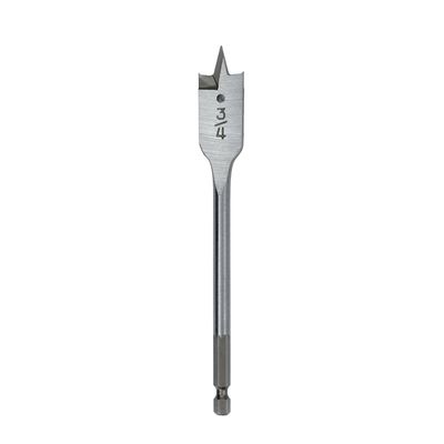 Buen precio Acero de alto carbono de madera Falt Bit 3/4 pulgadas de cambio rápido hexagonal de la vara de perforación plana Bit en línea