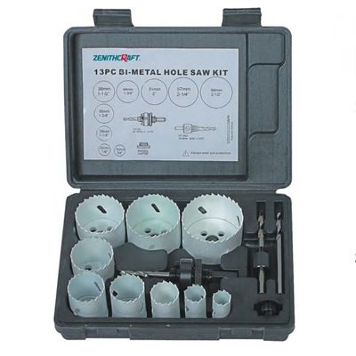 Guter Preis Bi-Metall-Loch-Säge-Kit 13PC HSS 13 Stück Bi-Metall-Loch-Säge-Kit Online