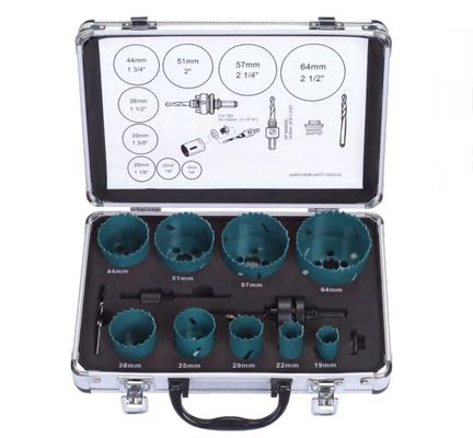 Guter Preis Bi-Metall 13 Pc Loch Säge-Kit für Stahl 38mm / 44mm / 47mm Schneidtiefe Online